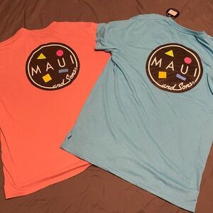 4 Maui & Sons shirts